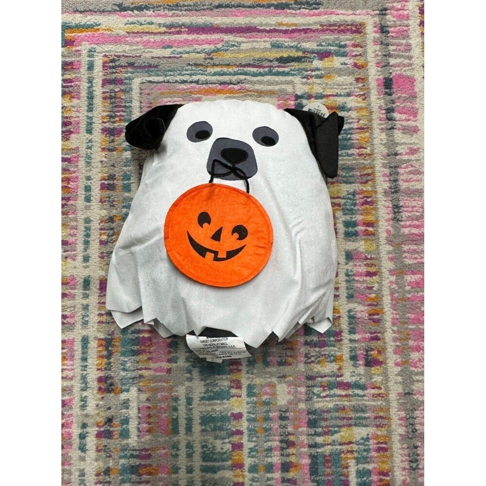 Target 2024 Ghost Dog Halloween Decorative Pillow Pumpkin NWT